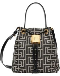 Balmain - 'Pulse' Mini Bucket Bag - Lyst