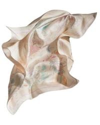 Gucci - Printed Double G Silk Jacquard Carré - Lyst