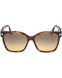 Tom Ford - Eyewear Butterfly Frame Sunglasses - Lyst