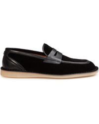 Dolce & Gabbana - Logo Plaque Loafers - Lyst