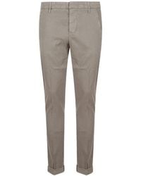 Dondup - Button Detailed Slim Cut Trousers - Lyst