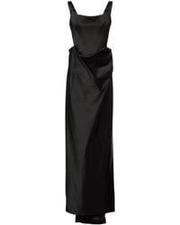 Vivienne Westwood - Camille Draped Crêpe Satin Bustier Gown - Lyst
