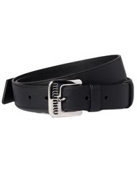 Miu Miu - Nappa Leather Belt - Lyst