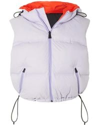 Aztech Mountain - Snowbird Hooded Quilted Shell Down Gilet - Lyst