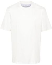 Brunello Cucinelli - Crewneck Short-Sleeved T-Shirt - Lyst