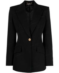 Versace - Single Breasted Tailored Blazer - Lyst
