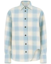 The Attico - The Eliza Checked Shirt - Lyst