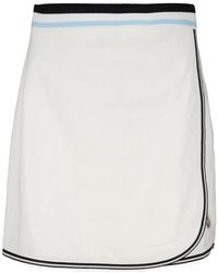 Moncler - A-Line Logo Patch Tennis Skirt - Lyst