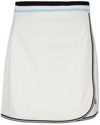 Moncler - A-Line Logo Patch Tennis Skirt - Lyst