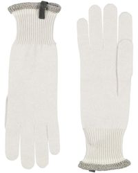 Brunello Cucinelli - Solid Colour Gloves - Lyst