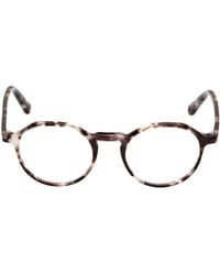 Moncler - Eyewear Round Frame Glasses - Lyst