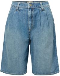 Nili Lotan - Julie's Pleated Denim Shorts - Lyst