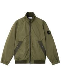 Stone Island - Wool And Nylon Bomber Jacket - Lyst