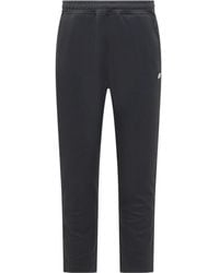 K-Way - Logo-Embroidered Tapered Leg Track Pants - Lyst