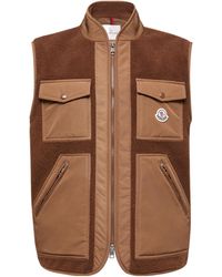 Moncler - Karakai Teddy Down Vest - Lyst