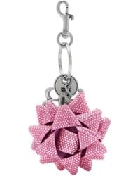 Balenciaga - Gifting Bow Embellished Keychain - Lyst