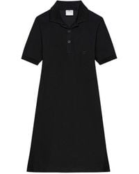 Courreges - Courrèges Short-Sleeved Polo Mini Dress - Lyst
