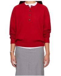 Loulou de Saison - Four-Button Front Sweater - Lyst