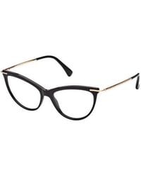 Max Mara - Cat-Eye Frame Glasses - Lyst