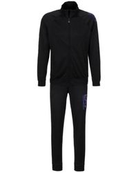 EA7 - Logo Details Sports Suit - Lyst