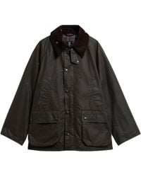 Barbour - Oversized Bedale Waxed Jacket - Lyst