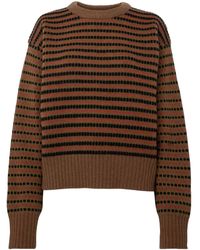 JW Anderson - Striped-Jacquard Wool Sweater - Lyst