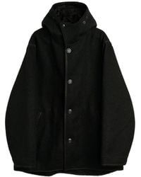 Our Legacy - Hooded Button-Up Coat - Lyst