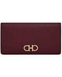 Ferragamo - Continental Logo-Detail Leather Wallet - Lyst