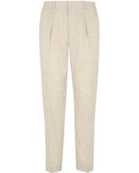 Fendi - Pleated Patterned Trousers - Lyst