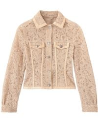 Ermanno Scervino - Floral-Lace Button-Up Structured Jacket - Lyst