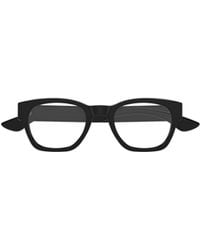 McQueen - Eyewear Square Frame Glasses - Lyst