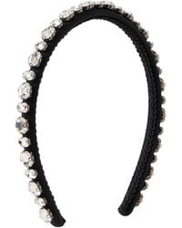 Erdem - Crystal Embellished Narrow Headband - Lyst