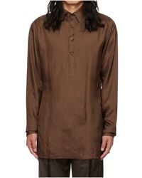 Edward Cuming - Fitted Long-Sleeved Polo Shirt - Lyst
