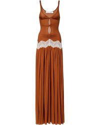 Christopher Esber - Cutout Lace-Trimmed Gown - Lyst