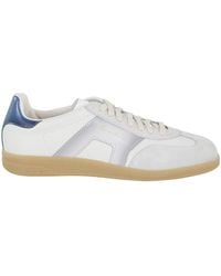 Santoni - Colourblock Panelled Lace-Up Sneakers - Lyst