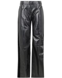 Tom Ford - Pressed Crease Flared Leather Pants - Lyst
