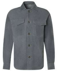 Lardini - Suede Shirt Jacket - Lyst