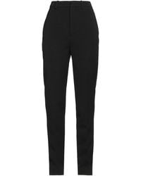 Saint Laurent - Solid Color Twill Skinny Pants - Lyst
