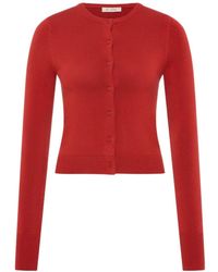 St. Agni - Round-Neck Long-Sleeve Knitted Sweater - Lyst