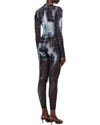 Jean Paul Gaultier - Crew Neck Long Sleeve Jumpsuit - Lyst