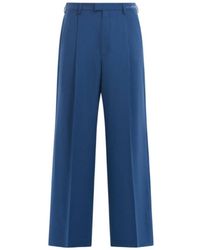 Marni - Wool-Mohair Trousers With Pleats - Lyst