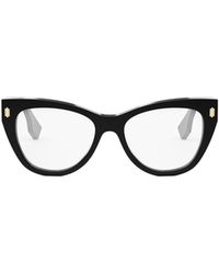 Fendi - Eyewear Cat-Eye Frame Glasses - Lyst