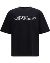 Off-White c/o Virgil Abloh - Big Bookish Skate Crewneck T-Shirt - Lyst
