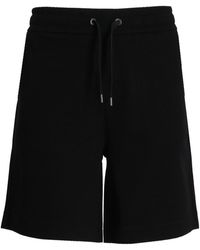 BOSS - Drawstring Cotton Shorts - Lyst