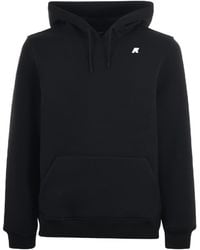 K-Way - Logo Patch Drawstring Hoodie - Lyst
