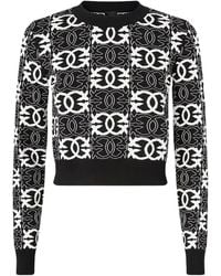 Pinko - Long-Sleeve Knit Top - Lyst