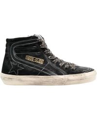 Golden Goose - Slide High-Top Lace-Up Sneakers - Lyst