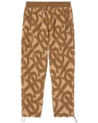 Burberry - Tb Monogram Jacquard Track Pants - Lyst