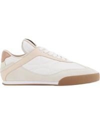 Chloé - Chloé Logo Detailed Lace-Up Sneakers - Lyst