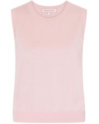 Carolina Herrera - Ribbed Silk And Cotton-Blend Vest - Lyst